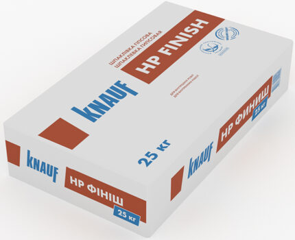 Шпаклівка гіпсова Фініш КНАУФ, 25 кг