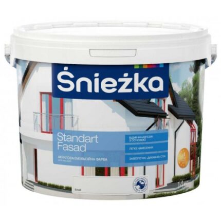 Фарба Стандарт Фасад Sniezka, (10 л) (14 кг)