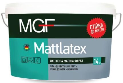 Фарба латексна MGF Mattlatex М100, 7 кг