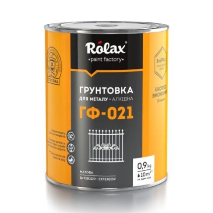 Грунтовка Rolax ГФ-021 чорна, 2.8 кг