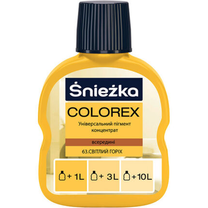 Пігмент Colorex №63 світлий горіх, 100 мл